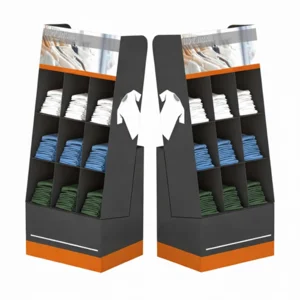 Custom Clothing Display Rack Box Made of Impraboard Material