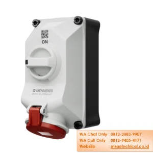 Industrial Socket Mennekes X-CONTACT Mechanical DUO Interlock