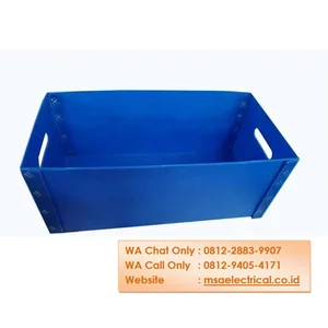 Custom Box Corrugated Plastic Container untuk Industri