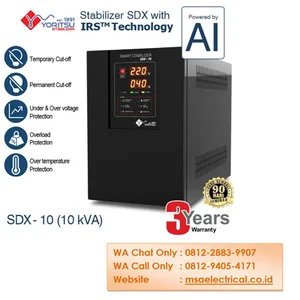 Yoritsu Stabilizer Listrik 10 kVA Smart Digital SDX 1 Phase