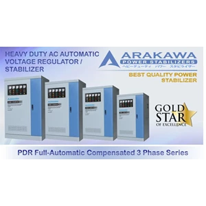  Arakawa Stabilizer 250 KVA Automatic  PDR Full Automatic Compensated 3 Phase 