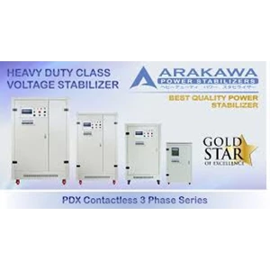 Arakawa Stabilizer 50 KVA Automatic PDX Contact 3 Phase Series
