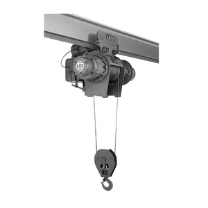 Hitachi V series hoist with motorized trolley 10 tons