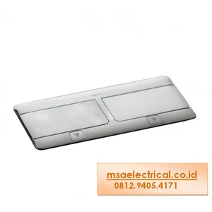 Legrand Saklar POPUP STAINLESS 8 Module 054023         