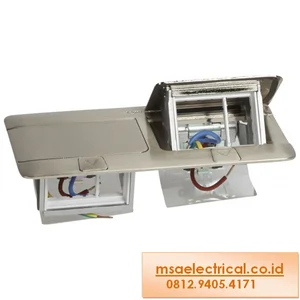 Legrand Saklar POPUP STAINLESS 6 Module 054022