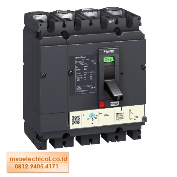MCCB Schneider 4P 25kA LV525313