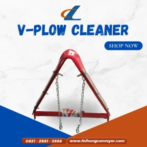 Polyurethane Belt Conveyor / V-Plow Cleaner