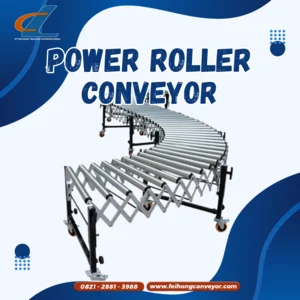 Roller Conveyor / POWER ROLLER CONVEYOR INDUSTRI / CEPAT KUAT DAN EFISIEN UNTUK PRODUKSI