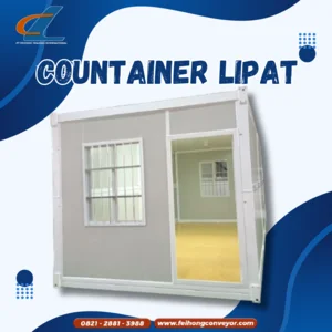 Container Office / CONTAINER KANTOR LIPAT 20 FT BISA DILIPAT  MUDAH DIPINDAHKAN