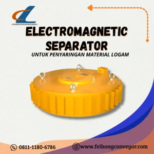 Magnetic Separator / ELECTROMAGNETIC SEPARATOR – UNTUK PENYARINGAN MATERIAL LOGAM