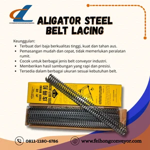 Conveyor Belt / ALIGATOR STEEL BELT LACING – TIGER BRAND
