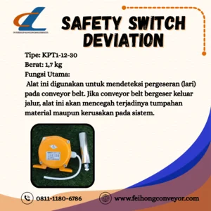 Safety Switches / Alignment Conveyor Belt / Safety Switch Deviation Switch / KPT1-12-30