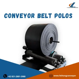 Conveyor Belt Polos Hitam Rubber Belt Karet (Ukuran B400 B500 B600 B700 B800 B1000 B1200 B1400)