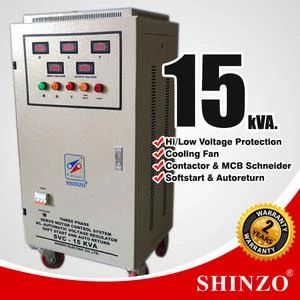 Stabilizer Shinzo Type : Svc - 3 Phase 15 Kva
