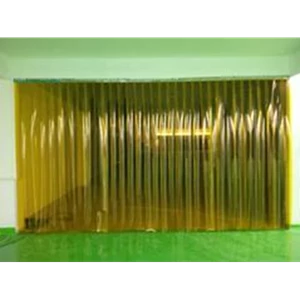PVC Curtain Kuning ( PVC )2mm x 20 cm X1 roll
