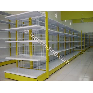 Rak Mini Market Wall Gondola (Rak 1 Muka)