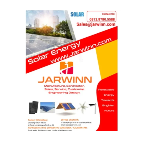 Sistem Panel Surya Rooftop Solar On-Grid