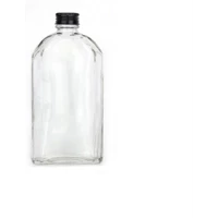 500ml round boston glass bottle with alu lid