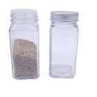 120ml square glass bottle with lid 1