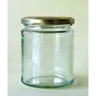 Toples 500 ml Round Glass Jar with metal lid P017 1