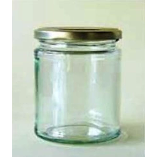 Toples 500 ml Round Glass Jar with metal lid P017