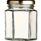 Toples 250 ml (320 g) Hexagon Glass Jar with metal lid P016 1