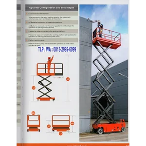 Pusat Penjualan Scissor Lift  Tinggi 12 Meter