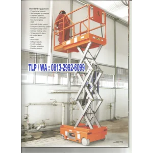 Pusat Penjualan Scissor Lift  Tinggi 12 Meter