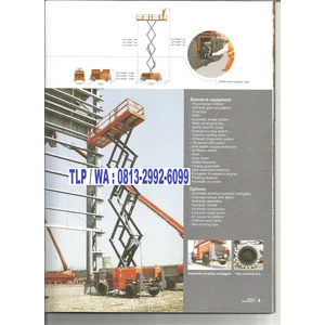 Pusat Penjualan Scissor Lift  Tinggi 12 Meter