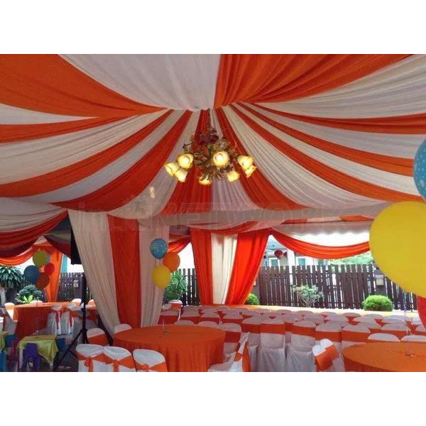Plafon Dekorasi Tenda Pesta Model Balon