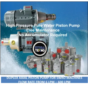 Pompa SWRO Axial Duplex 35 Liter Perjam