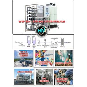 Mesin Ultra Pure Water 800 Liter Perjam Dengan PLC