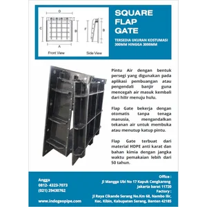 Flap Gate Kotak Pintu Air