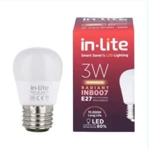 Bohlam Led In-Lite INB007-3WW Kuning
