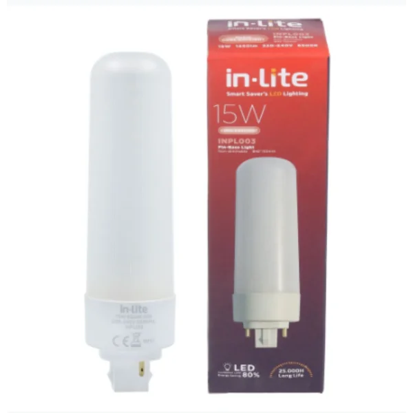 Lampu LED In-Lite Pin Base Light INPL003-15CD-6500K