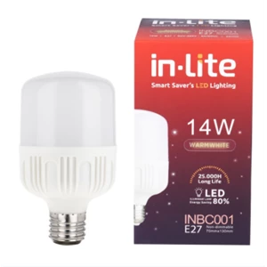 Lampu Bohlam LED In-Lite INBC001-14WW Kuning