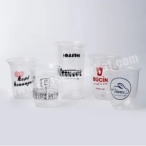 Gelas Plastik PP Flat / Datar 