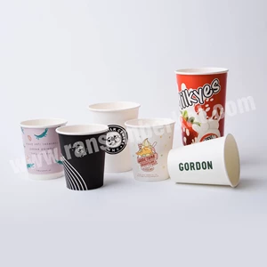 White Plain Paper Cup for Hot Beverages
