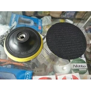 Sanding Pad 4 Inci Atau Tempat Amplas Velcro