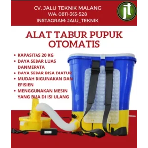 Alat Tabur Pupuk Otomatis (Fertilizer Spreader) Kapasitas 20 Kg