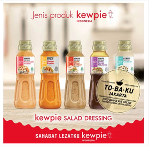 Bumbu masak Kewpie Salad Dressing Saus Siram Kecap ala jepang Kemasan Botol 200ml