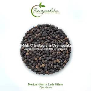 Rempahku - Lada HITAM 1kg Merica Utuh Whole Black Pepper Blackpepper