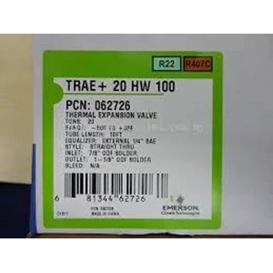 expansion thermal valve model TRAE 20 HW 100