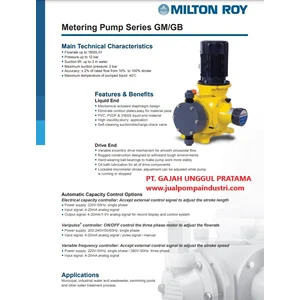 Dosing Pump LMI Milton Roy GB0180 PRAMNN