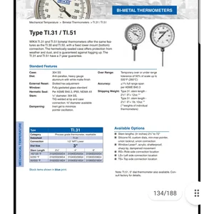 Termometer Bimetal WIKA tipe TI.31 