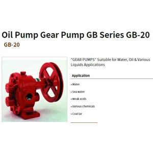 Gear Pump Koshin Oil Pump GB Series GB-20