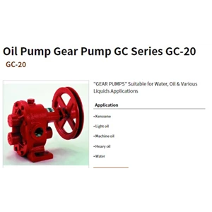 Gear Pump Koshin Oil Pump GC Series GC-20