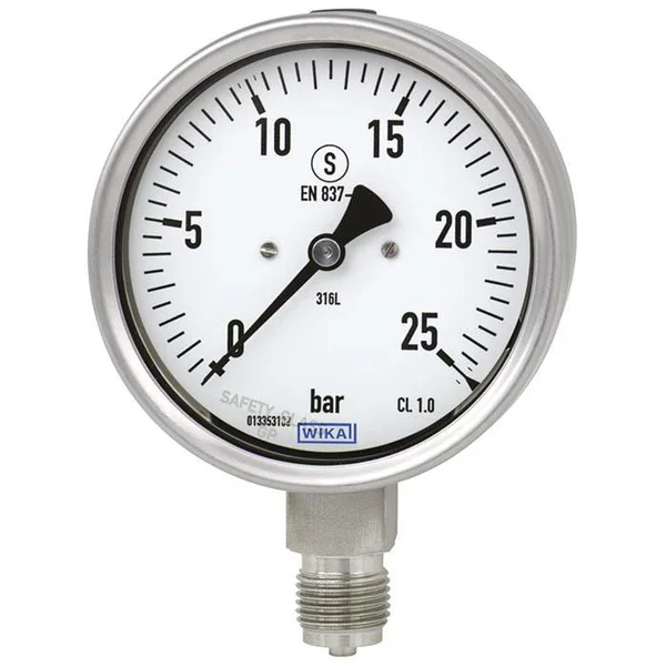 Pressure Gauge WIKA 25 Bar 4 Inch