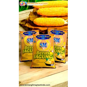 PACKAGING PLASTIK  FULL COLOR PRINTING UNTUK BENIH JAGUNG 5KG