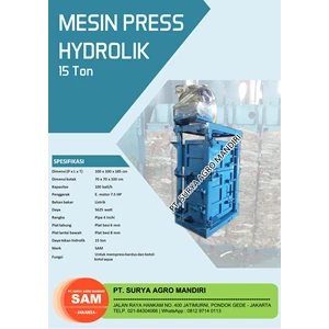 Produksi Mesin Press Kardus / Mesin Press Hydrolik 